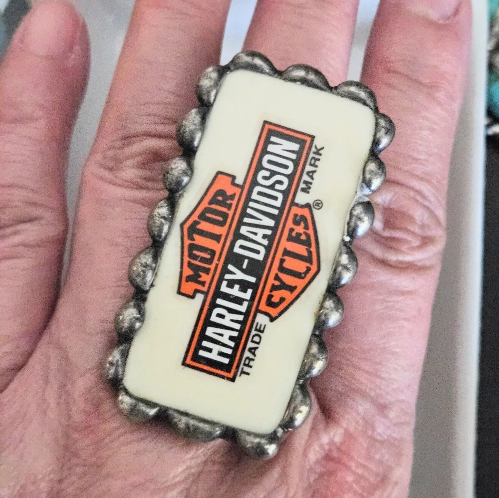 HARLEY-DAVIDSON RING SIZE 8 - Picture 3 of 6
